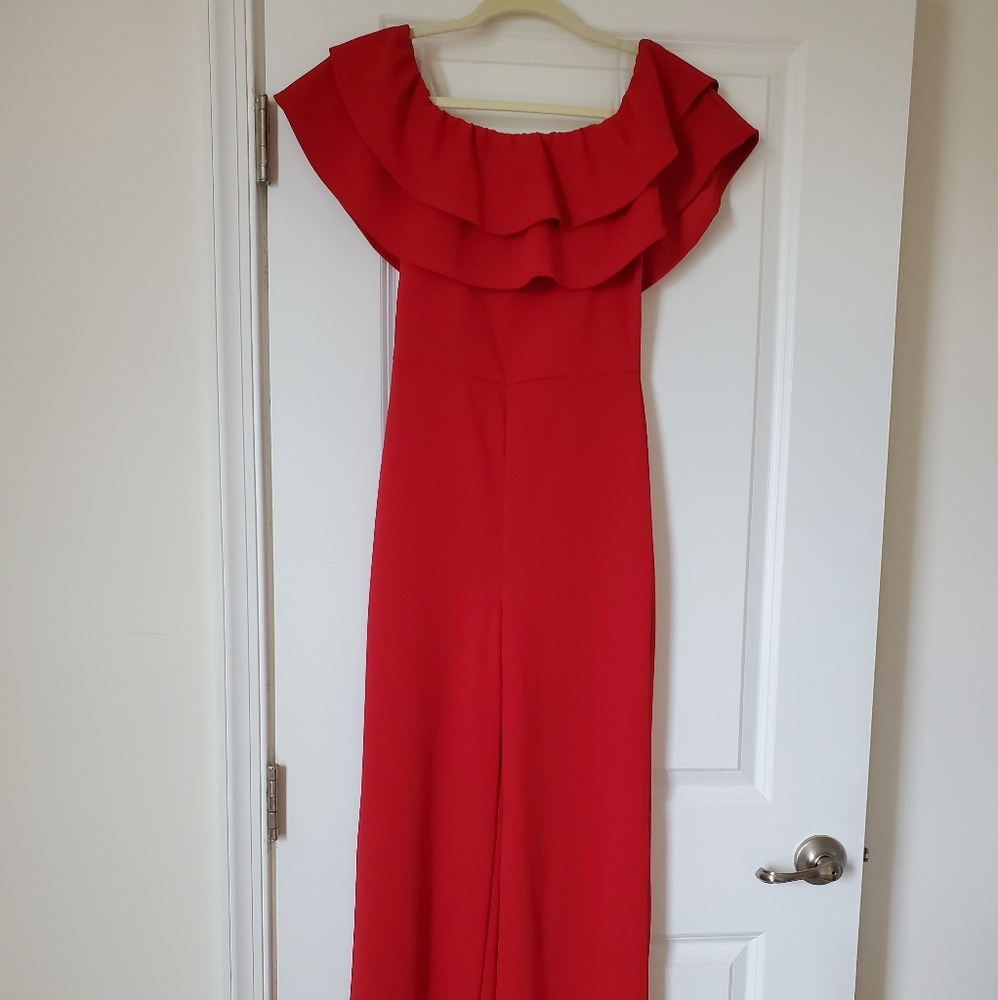 Ruffle Jumpsuit NWT